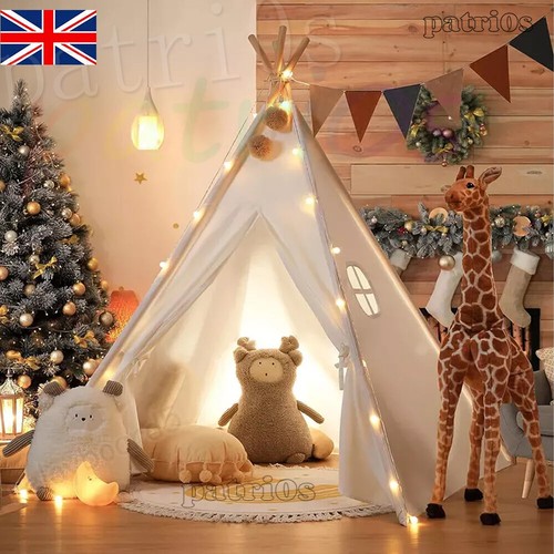 160cm large canvas kids teepee - large,