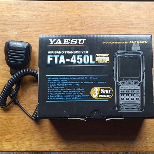 Yaesu fta 450l - vhf, air