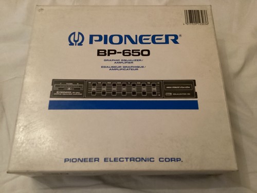 Pioneer 650 equalizer - pioneer, bp-650