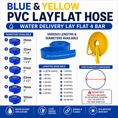 Blue pvc layflat - pvc,