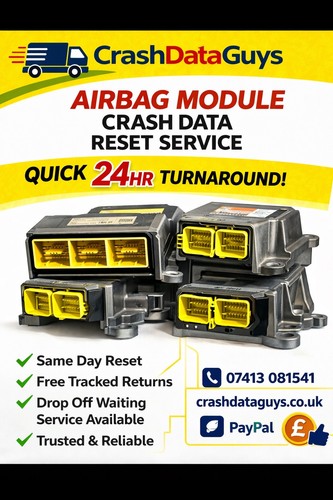 Bmw airbag crash - data, reset