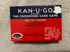 Vintage Kan-U-Go Crossword