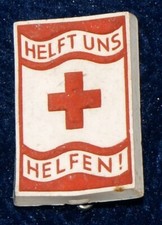 WW2 Red Cross HELFT UNS HELFEN! Badge