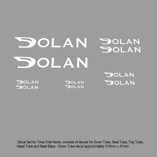 Dolan bike decals - bike, stickers