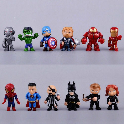 12pcs marvel hero batman - 12pcs,