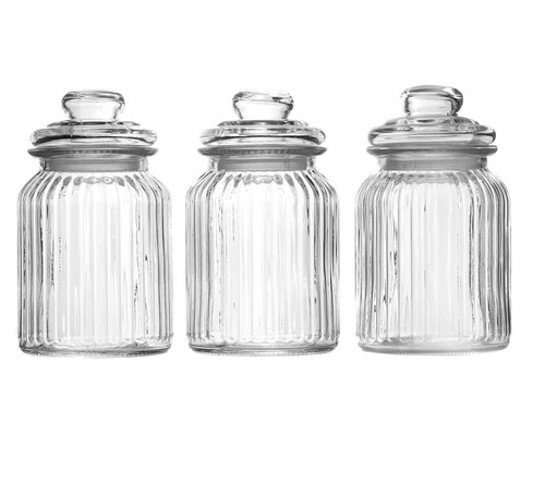 Airtight glass jars vintage - airtight,