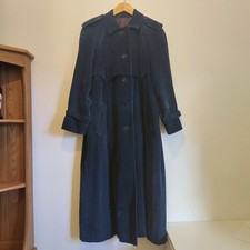 Aquascutum Cord Teal Long Mac