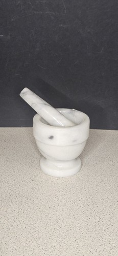 Small marble pestle and - small,