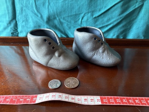 Pair vintage pottery - of, baby