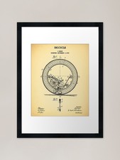 Unicycle Framed Art Print
