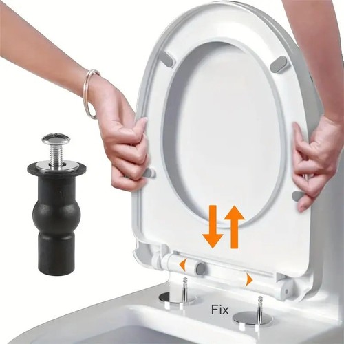 Pack toilet seat hinges - toilet,