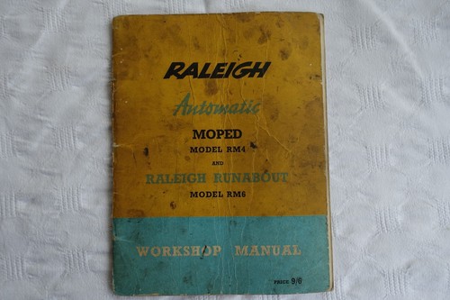Raleigh moped manual - moped,