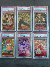 One Piece TCG 1st Anniversary Set Chinese Nami, Robin and Co. Sequential PSA 10