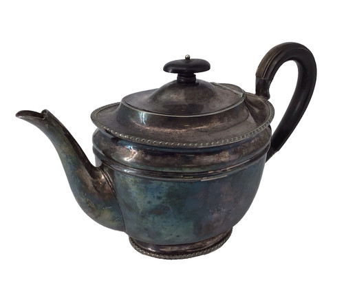 Silver plated tea pot vintage - tea,
