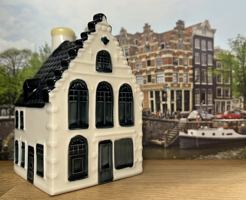 Klm delft blue miniature house - klm,