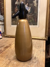 VINTAGE 1980s SODA SYPHON GOLD
