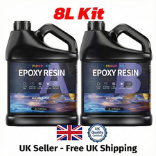 Clear Epoxy Resin 8L Kit 1:1