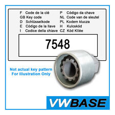 for Vauxhall Security Master Locking Wheel Nut Key 7548 V LWNK Insignia Astra