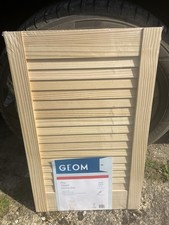 2 x Geom Pine Closed Louvre