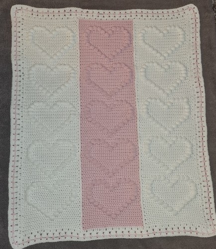Handmade crochet pink and - handmade,