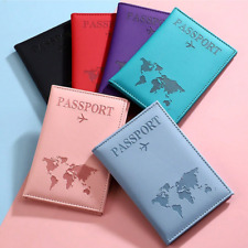 Travel Passport Cover PU Leather ID Credit Card Document Holder Pouch Case UK