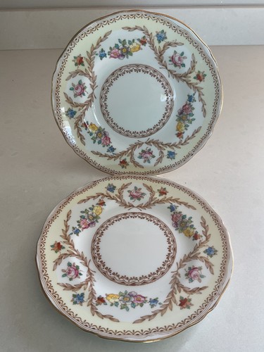 Vintage saucers floral and - vintage,