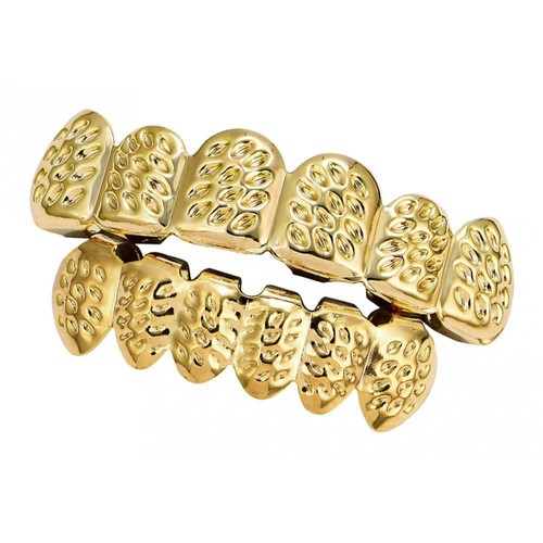 18k hip hop teeth grill - teeth, &