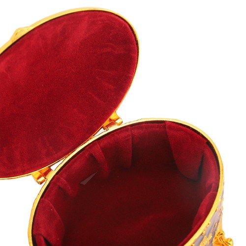 Metal jewelry box vintage - box,