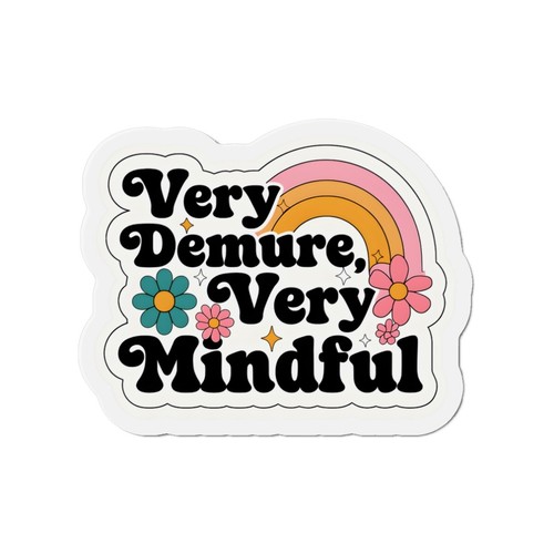 Mindful meditative die cut - mindful, die-cut