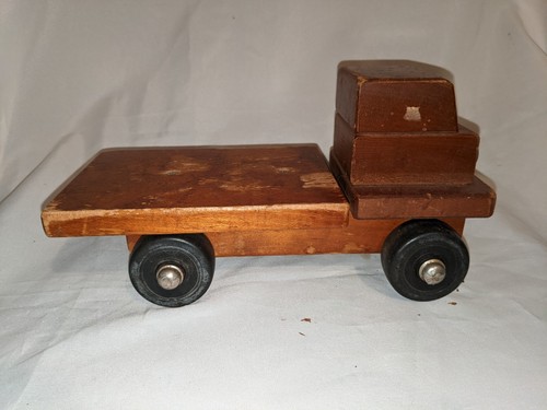 Toy truck solid maplewood - truck,