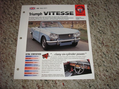 1962 1971 triumph vitesse - 1962-1971,
