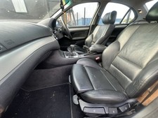BMW E46 Heated Black Sports Leather Interior – Front & Rear Seats + Door Cards