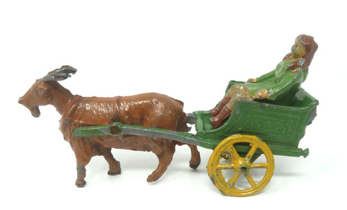 Charbens goat cart - with, girl