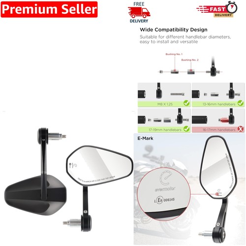 Pack motorcycle mirrors - 2, e9