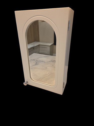 Gloss white mirrored - mirrored, bathroom