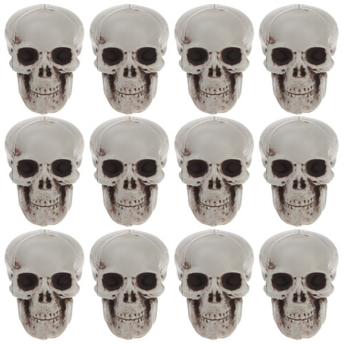 12pcs halloween plastic skull - halloween,