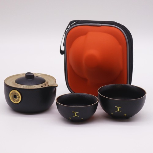 Money cat teapot set - teapot,