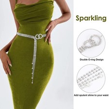Dress Belt Rhinestone Waist
