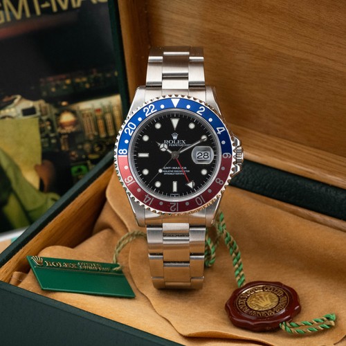 Rolex gmt master pepsi - gmt-master, 16700
