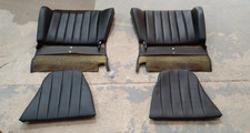 Used original seat backs and lower seat pads for Porsche 911 1969-77 in black