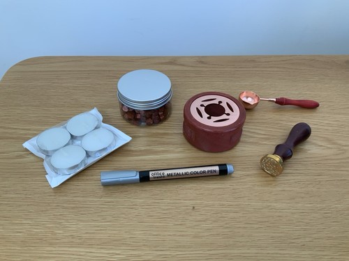 Retro wax seal stamp kit - retro, kit,