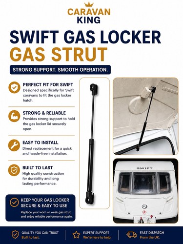 Swift abbey caravan front - /,