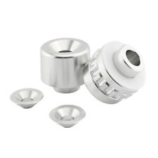 1 Pair Silver Handlebar Grips