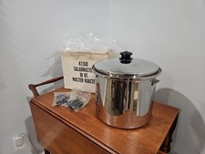 Saladmaster T304S Stainless Steel 10qt Stock Pot / Dutch Oven Master Roaster NEW