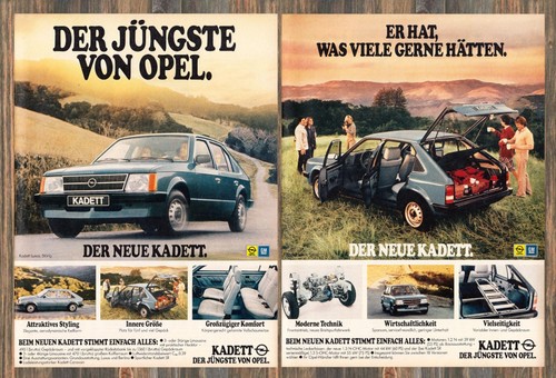 Opel kadett advertising - opel,
