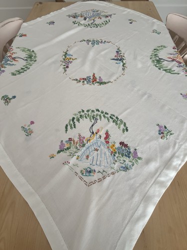 Vintage hand embroidered - vintage, hand-embroidered