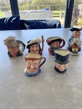 6 Miniature Toby Jug, Fat Boy