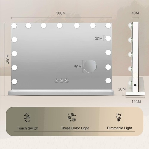 Led hollywood makeup mirror - led,
