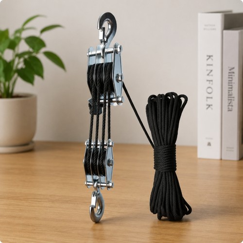 Rope pulley hoist manual - pulley,