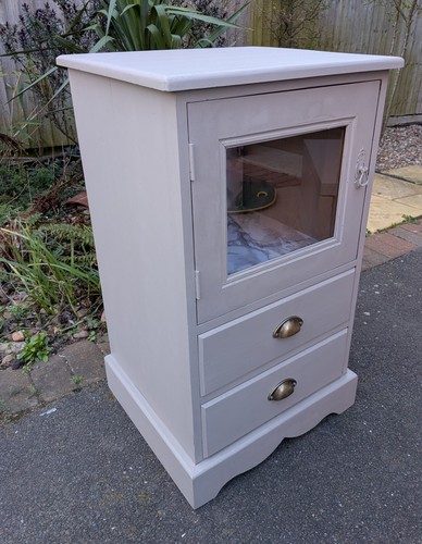 Solid pine drinks hifi cabinet